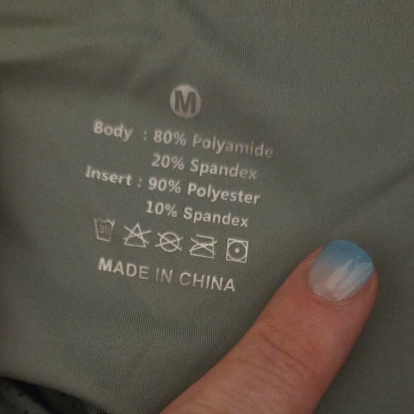 Women's Green High-Waisted Shorts - Picture 2 of 5